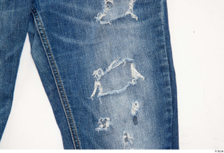 Clothes  300 blue jeans with holes casual clothing distressed…